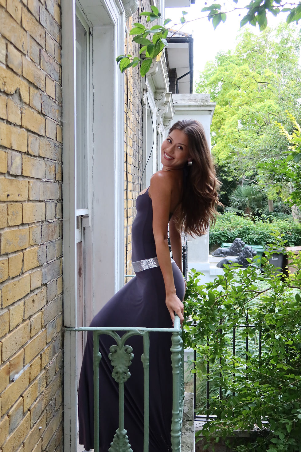Thumbnail: Toscana Maxi Dress - Charcoal Grey