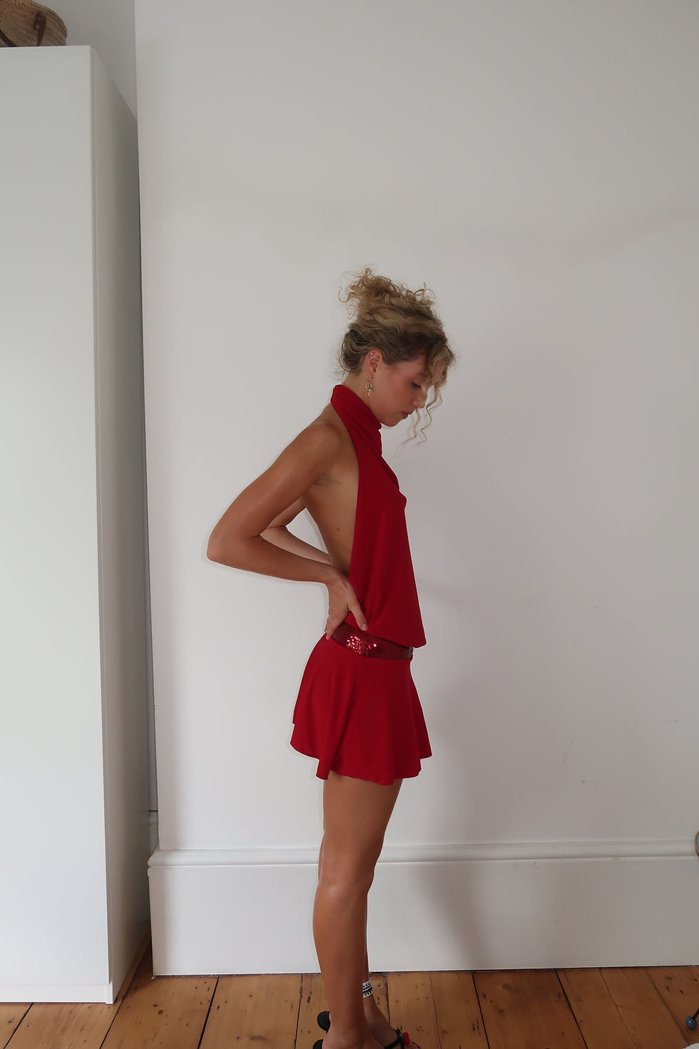 Thumbnail: Kassandra Mini Dress - Crimson Kiss