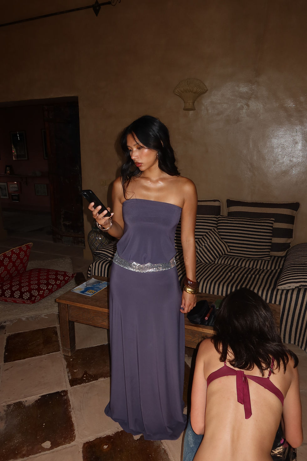 Thumbnail: Isla Maxi Dress - Charcoal Grey