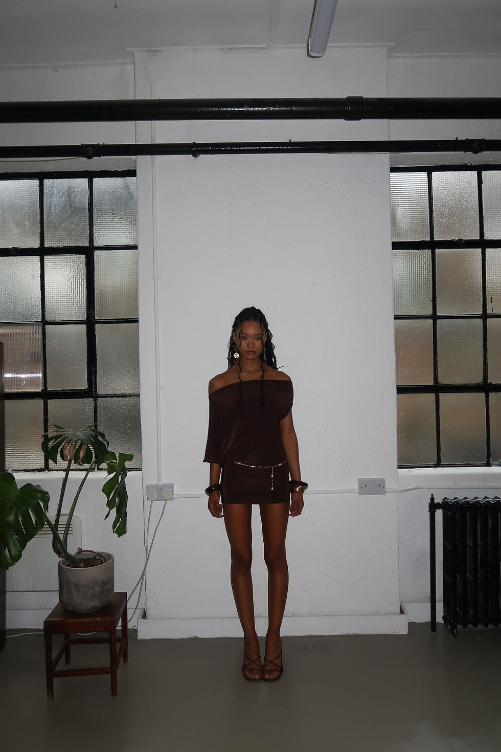 Thumbnail: Sade Mini Dress - Espresso