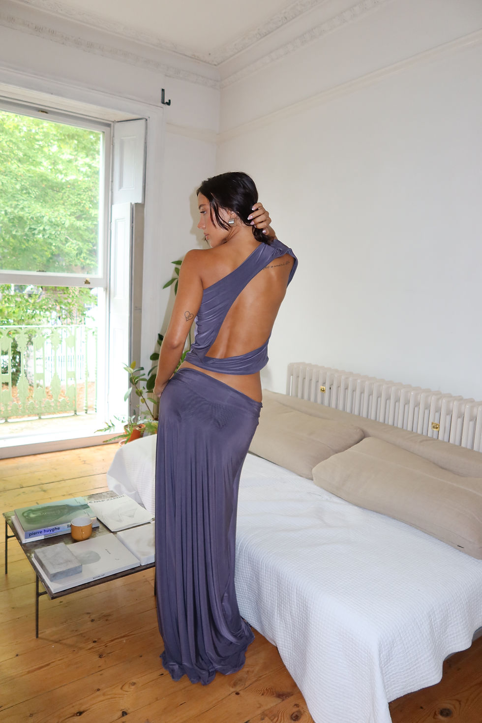 Thumbnail: Amara Top - Charcoal Grey