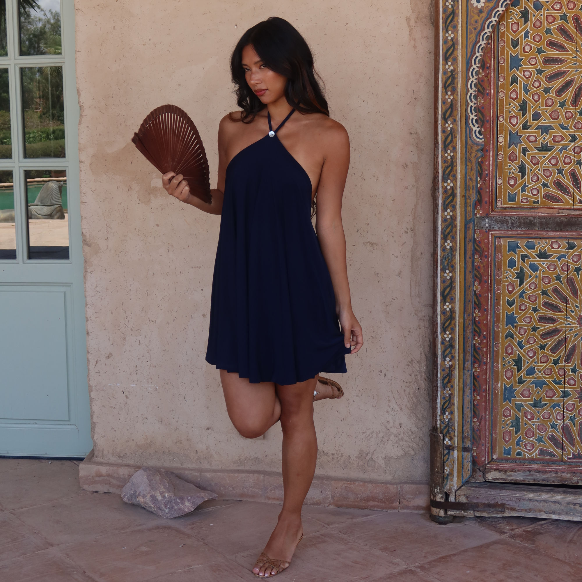 Olivia Mini Dress - Midnight Navy