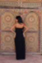 Thumbnail: Chiffon Isla Maxi Dress - Noir