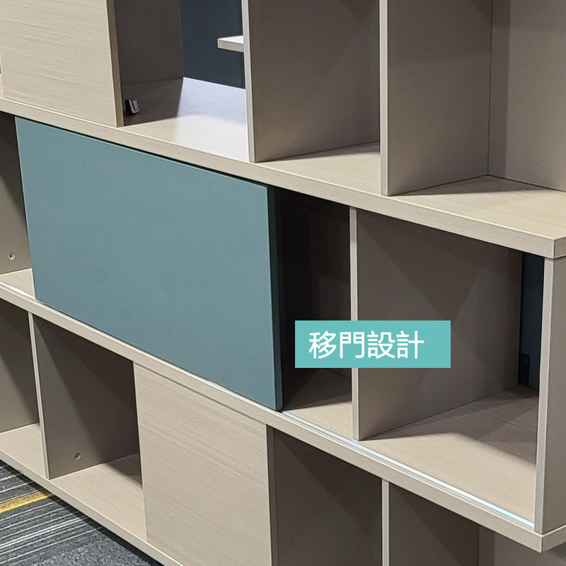 縮圖：（包送貨包安裝）辦公室側邊櫃 开放展示櫃 移門收納書櫃 ls-g206