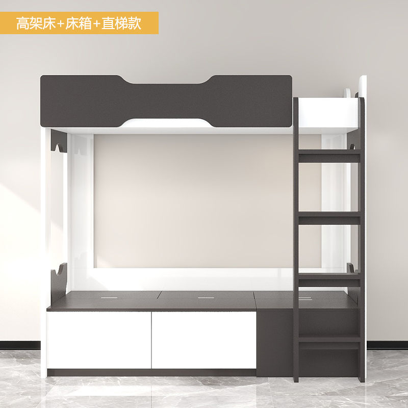 縮圖：(包送貨包安裝) 單人雙人高架床 梯櫃儲物床 雙層組合床子母床 尺寸可訂造 XBed系列