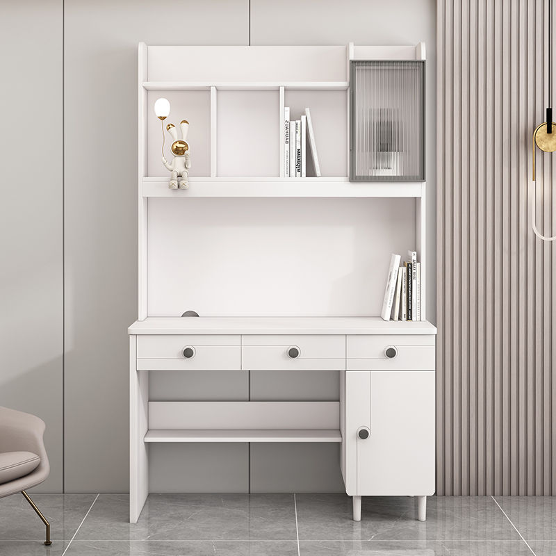 縮圖：(包送貨包安裝) 簡約風書桌  家用電腦桌帶書架 學生寫字台書枱 MZY-KB02