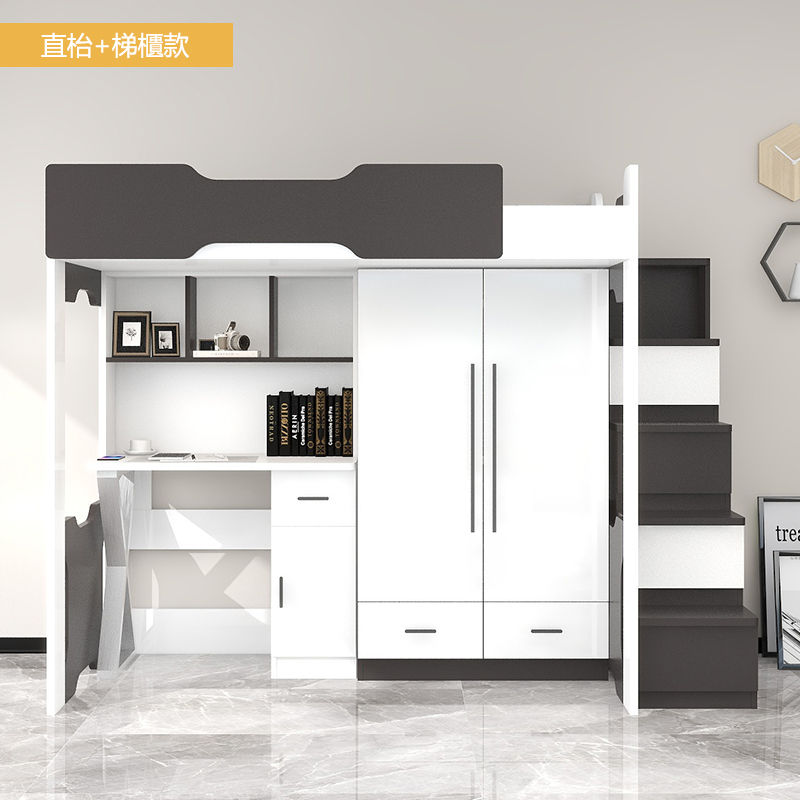 縮圖：(包送貨包安裝) 衣櫃書枱組合床 多功能儲物床 高架床碌架床 尺寸可訂造  XBed系列