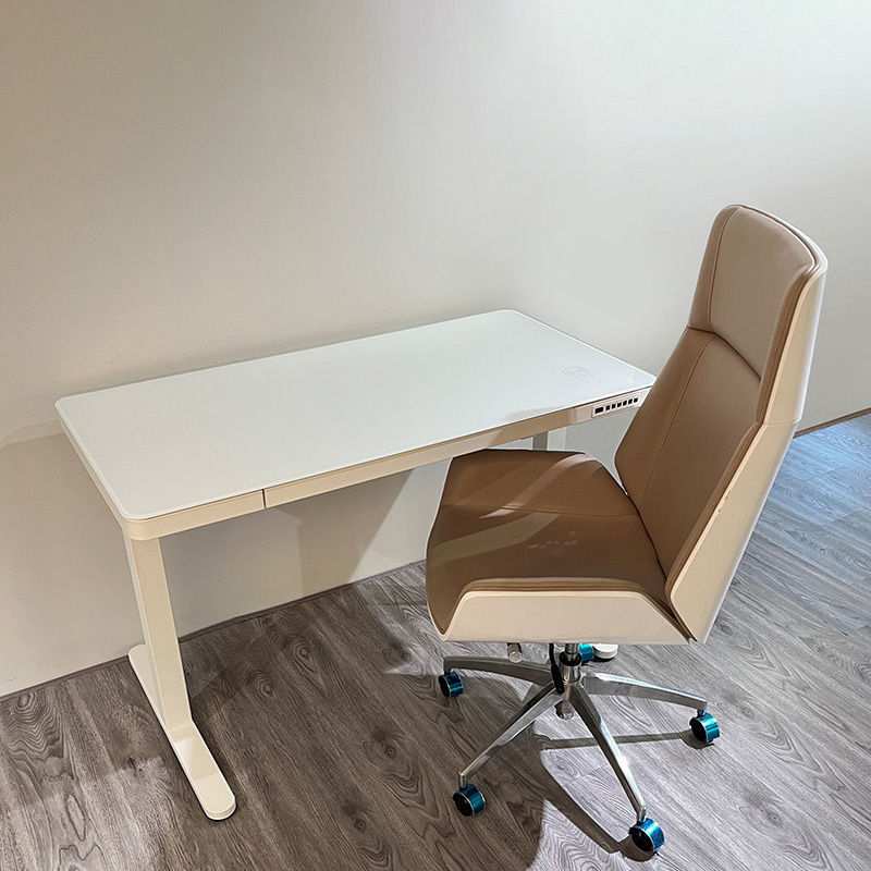 縮圖：（包送貨包安裝）強化玻璃面升降枱 站立式電動電腦枱 家用智能書枱學習桌 HD-K3021