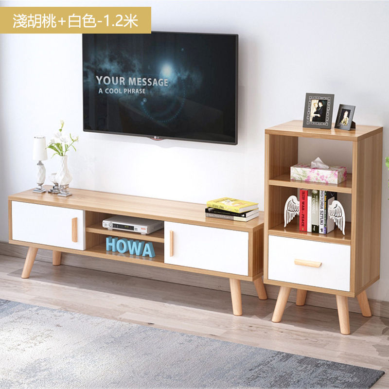 縮圖：(包送貨包安裝) 小戶型客廳電視櫃 大容量儲物地櫃 收納電視櫃 tvc011