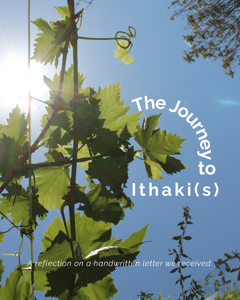 The Journey to Ithaki(s)