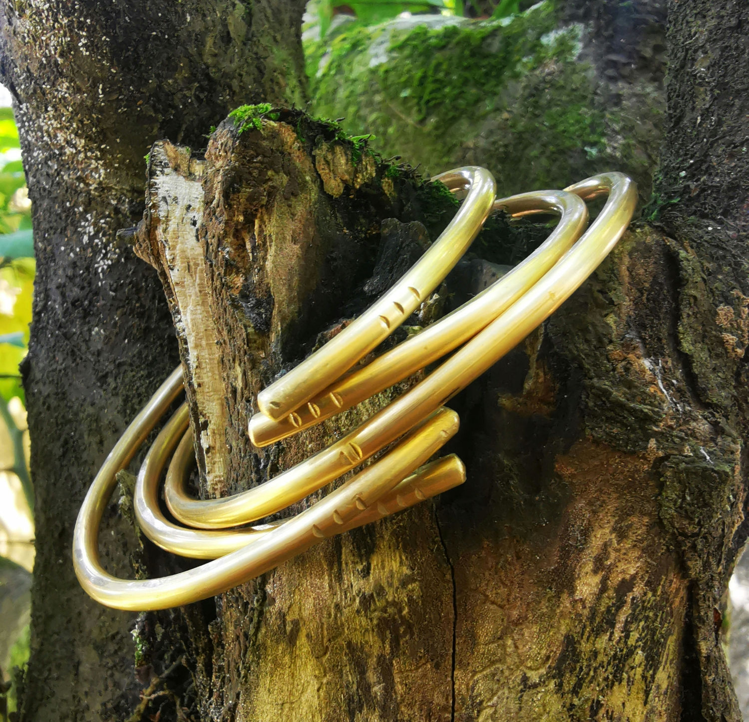 oshun • brass bangles