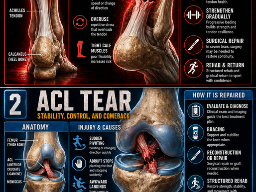 LIGAMENTS & LESSONS: Torn but not finished