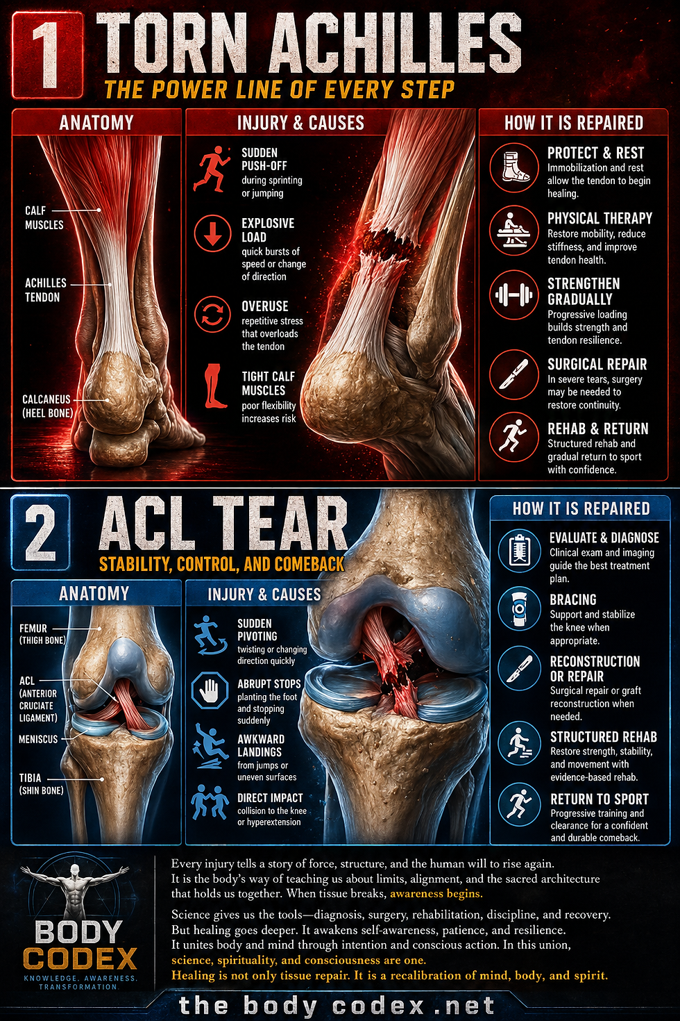 LIGAMENTS & LESSONS: Torn but not finished
