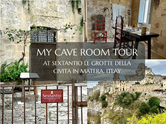 My Cave Room Tour at Sextantio Le Grotte Della Civita in Matera, Italy