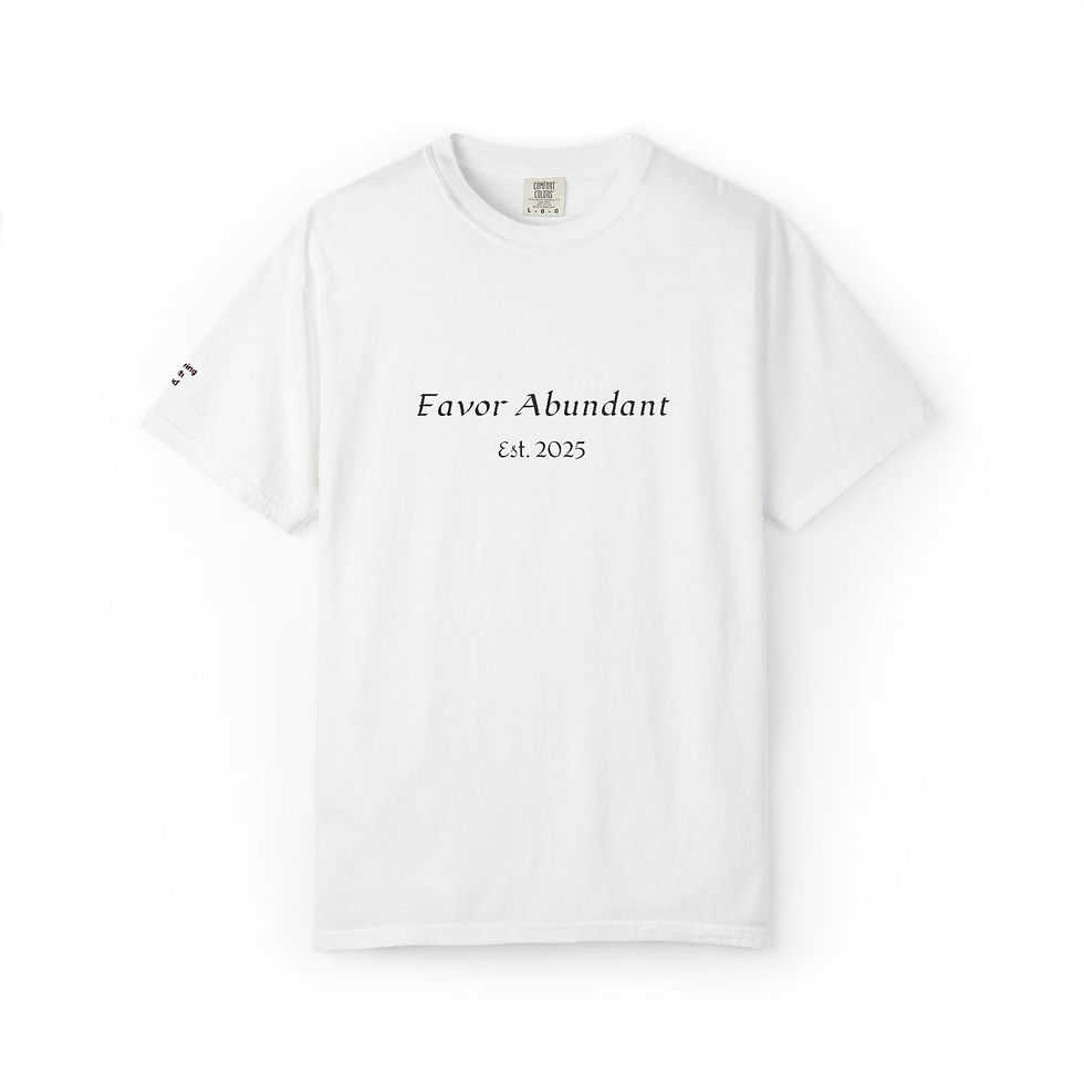 Thumbnail: Favor Abundant Unisex T-shirt, Casual Wear, Eco-Friendly Fashion