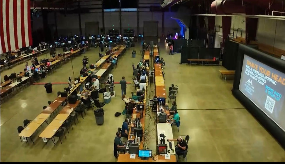 Large set up LANFest