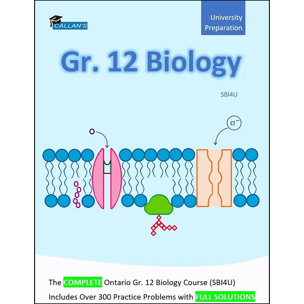 Biology 12 Study Guide