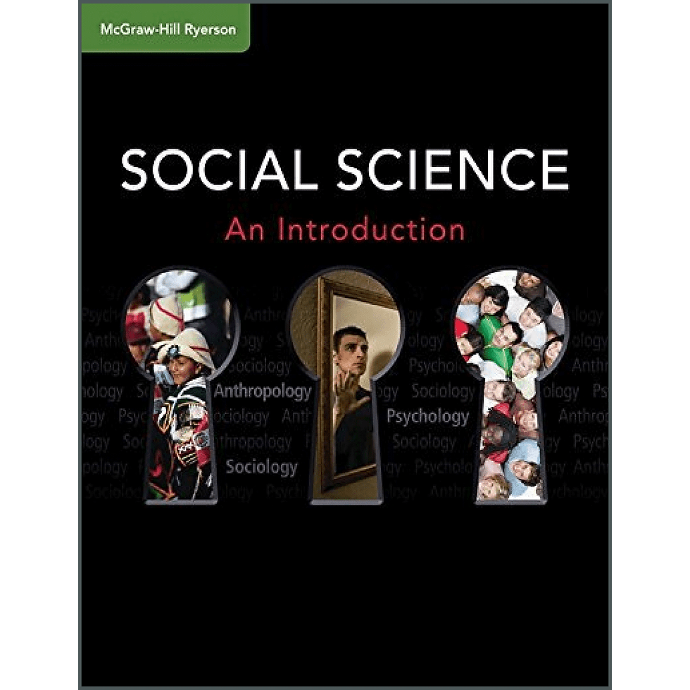 Social Science An Introduction