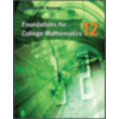 Foundations for College Mathematics 12