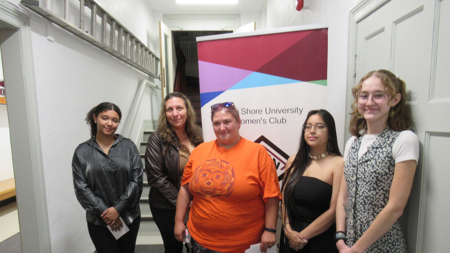 A few of the 2024 CFUW MSS award recipients at the awards ceremony.