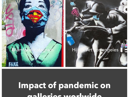 Impact of pandemic on galleries