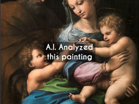 A.I. analyzed this Raphael and did find anomalies 
