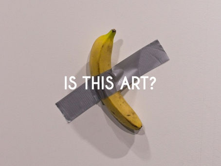 Cattelan's banana glued on wall is art?