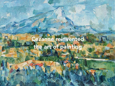 Cezanne reinvents the art of painting