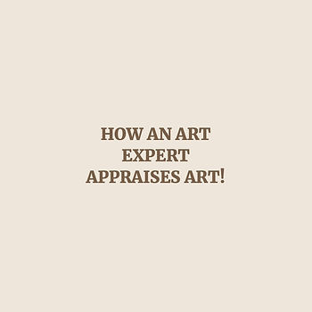 What does an art expert?