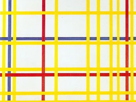Mondrian painting hangs upside down for 77 years