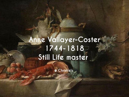 Anne Vallayer-Coster, the woman who painted still lives