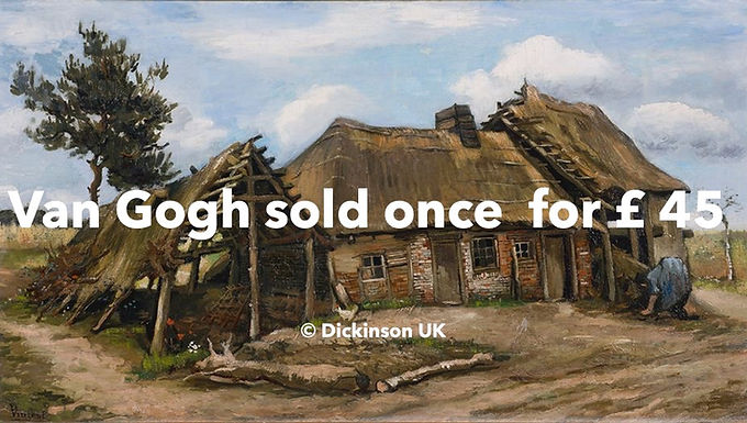 A Van Gogh once sold for £ 45, fetched € 15M