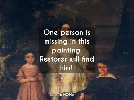 The missing boy in the painting...