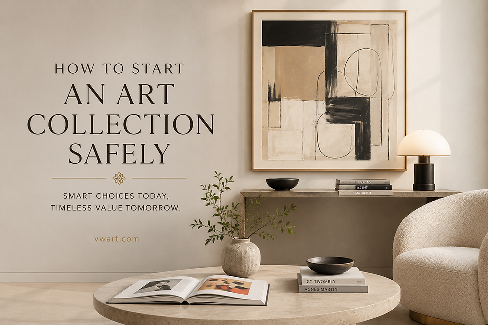How to Start an Art Collection Safely