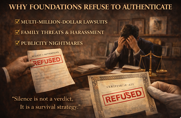 Why Foundations Refuse to Authenticate