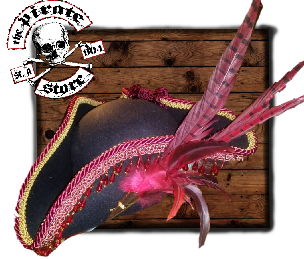 Lavender Pirate Tricorn Hat