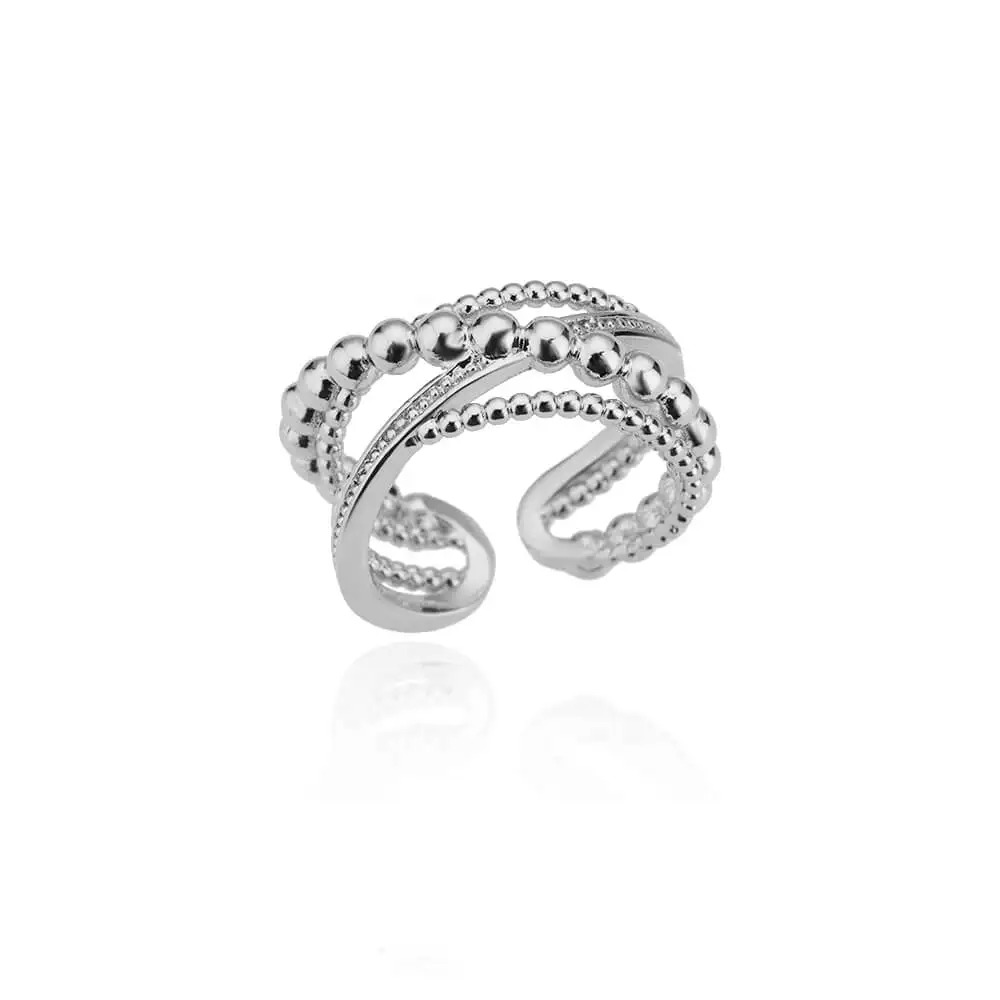 Zircon Geometric Open Ring detail 11