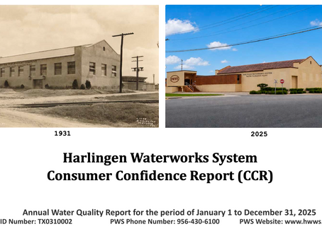 What Harlingen's 2025 Water Report Actually Says