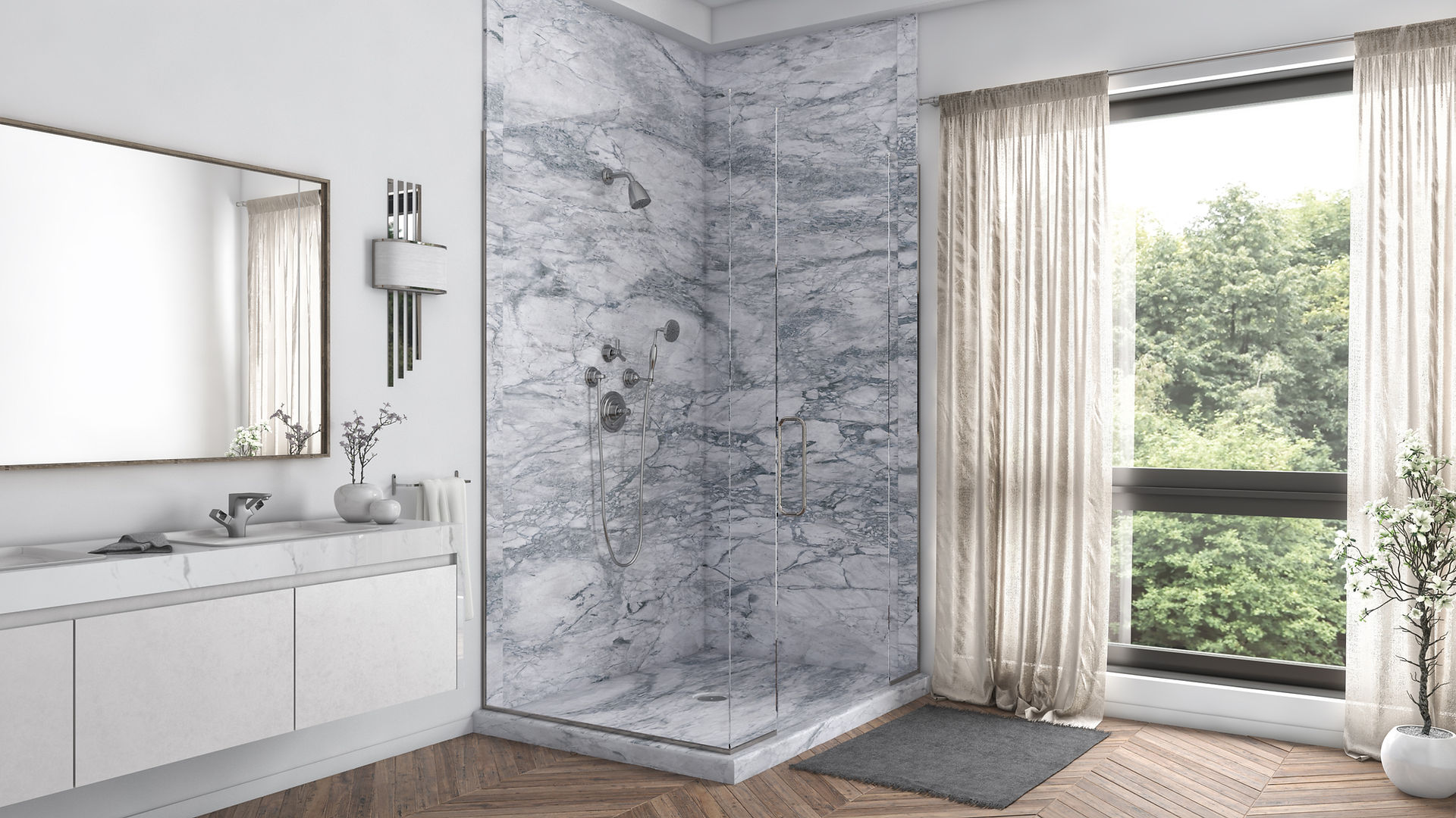 One Day Shower Remodel in Everest