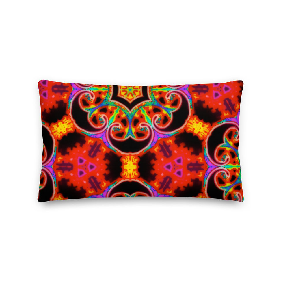 Thumbnail: Psychedelic Red Premium Pillows