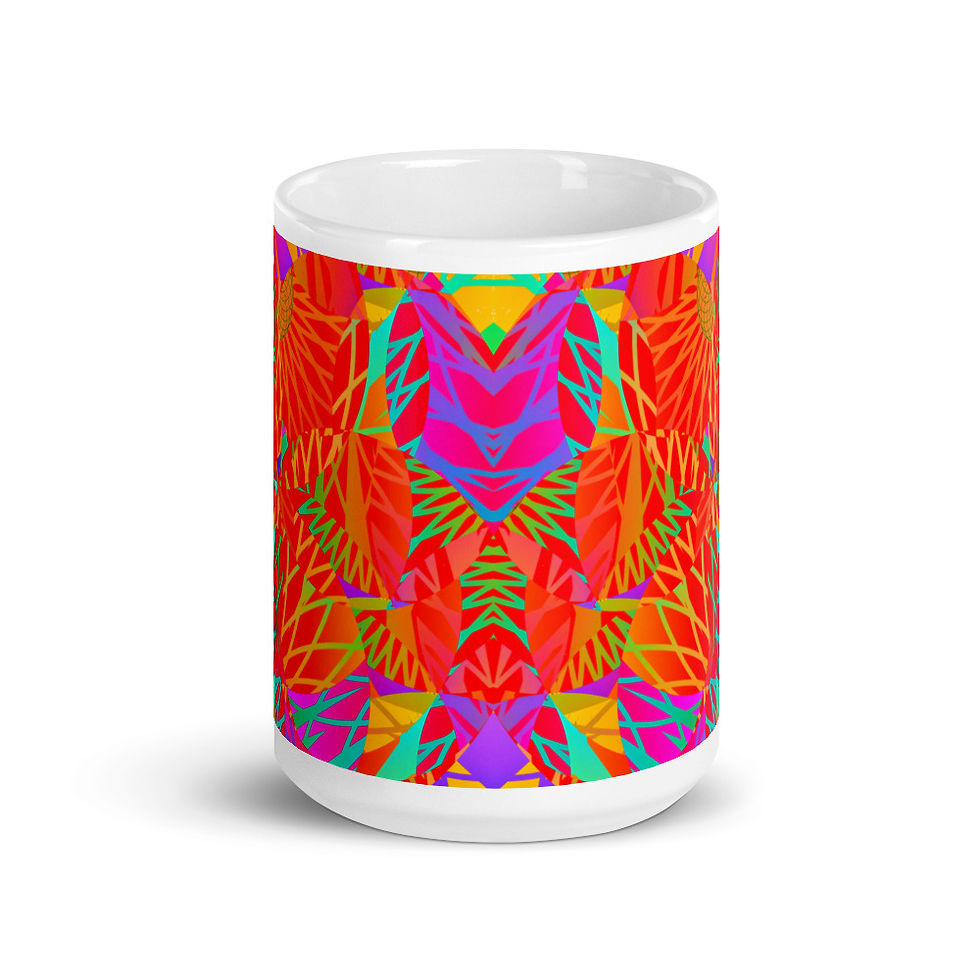 Thumbnail: Orange Abstraction Mug