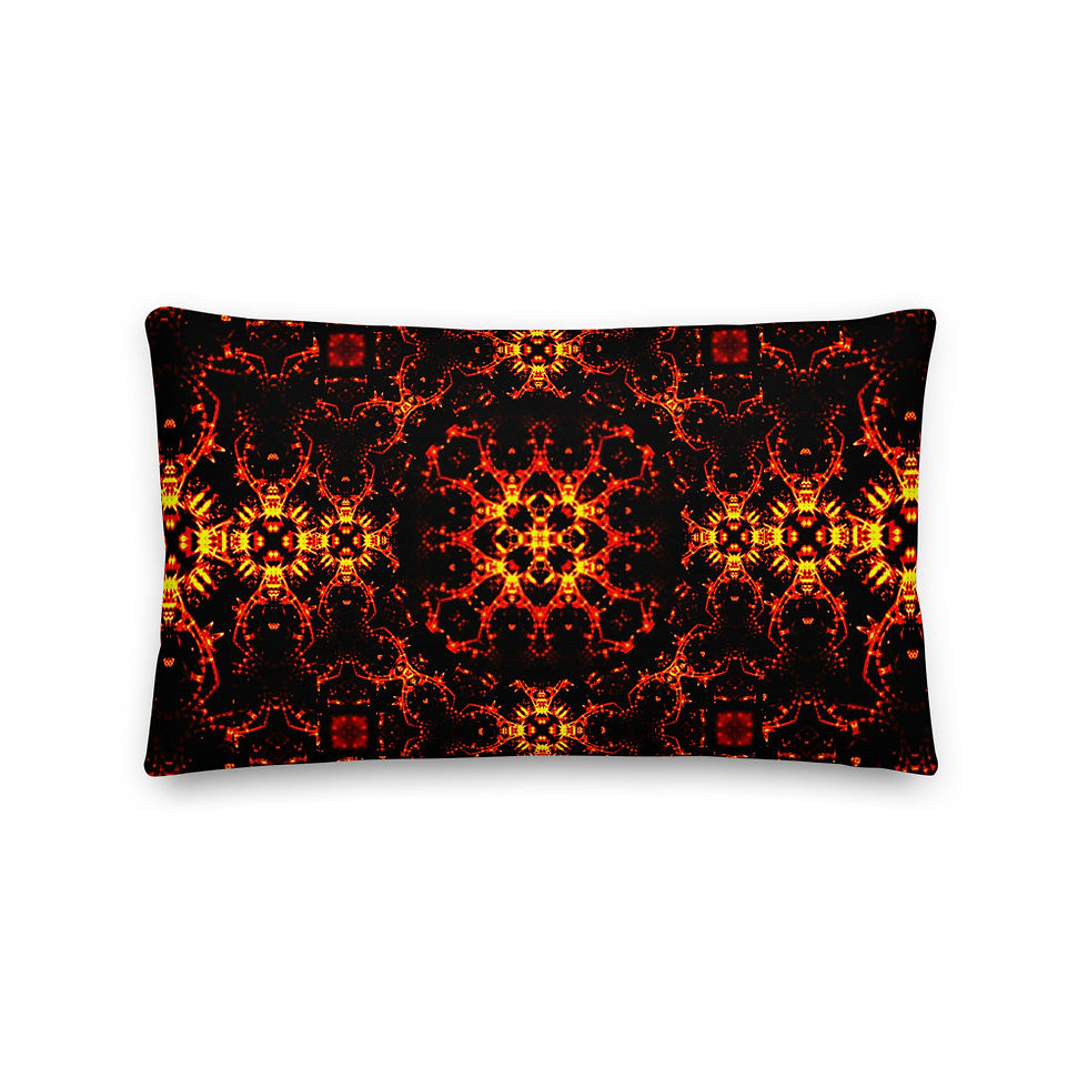 Thumbnail: Gold Fractal Premium Pillows