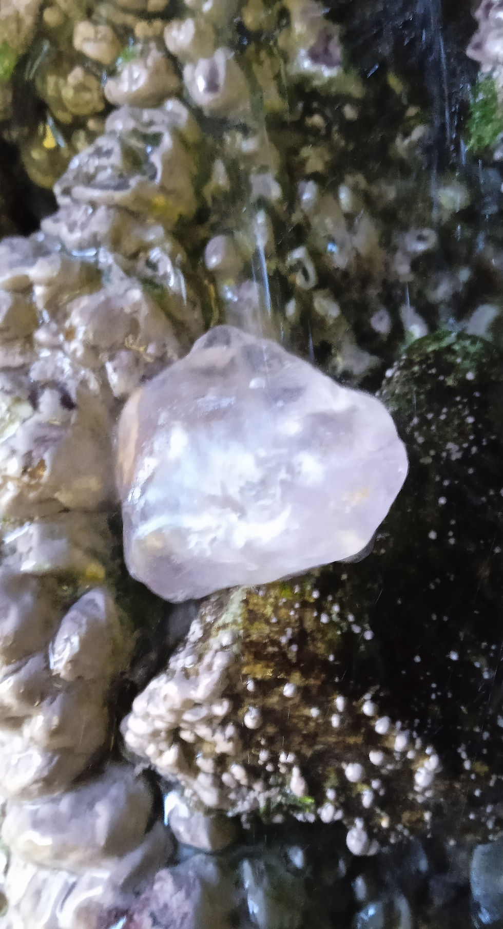 Nouvelle Lune avec la Fluorite Rose