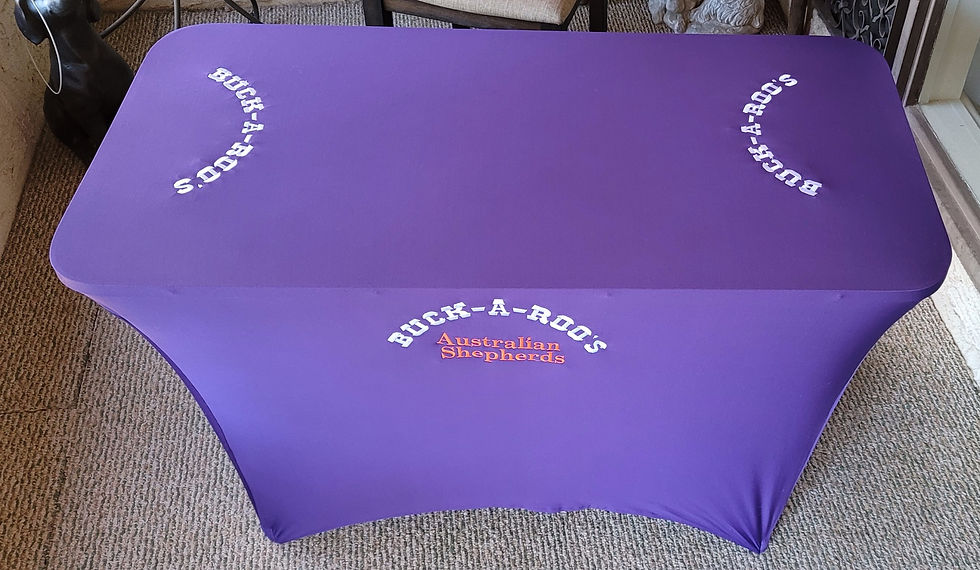 Grooming Table Cover Embroidered