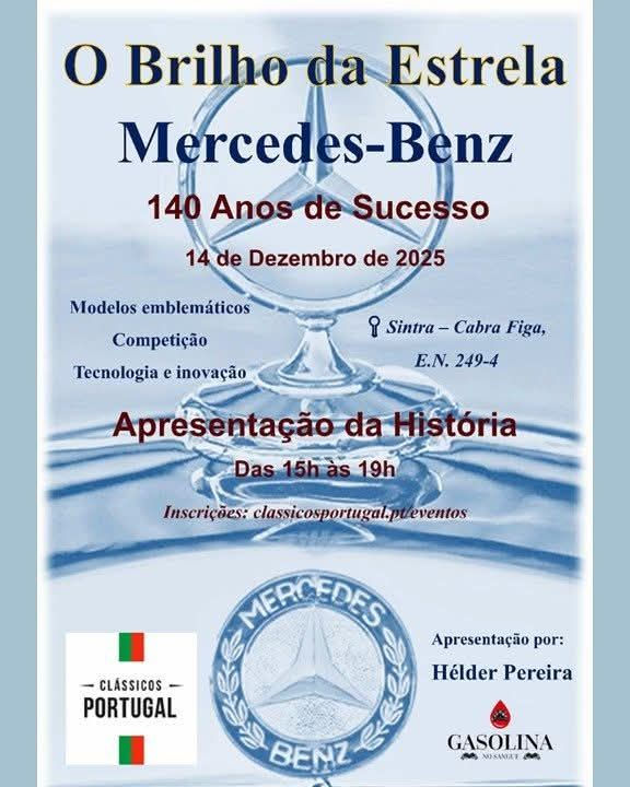 Encontro Mercedes-Benz celebra as origens da Daimler-Benz em Sintra