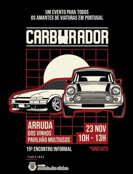 Encontro do CARBURADOR: paixão por motores a combustão em Arruda dos Vinhos