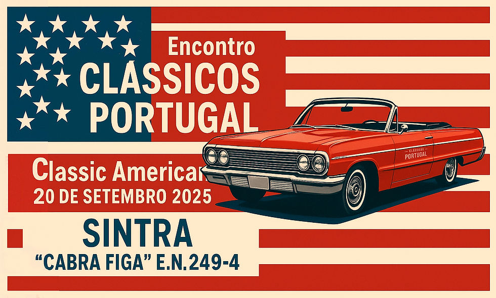 Primeiro Encontro de Clássicos Americanos na E.N. 249-4 Sintra