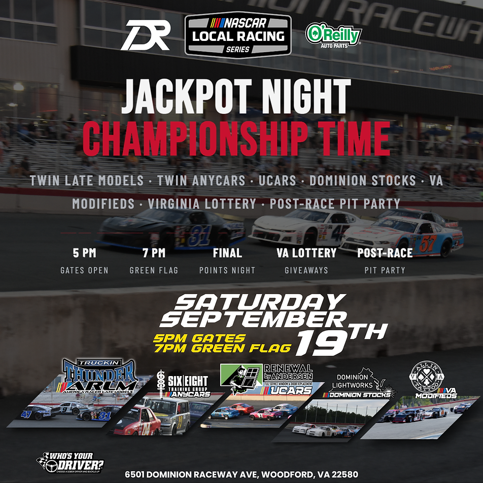 Jackpot Night brings giveaways and "takeaways" as a few division champions are crowned