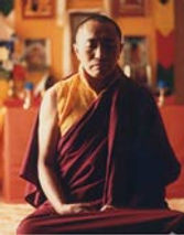 Ven. Khenchen Palden Sherab Rinpoche meditating