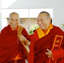 Ven. Khenchen Palden Sherab Rinpoche and Ven. Khenpo Tsewang Dongyal RInpoche